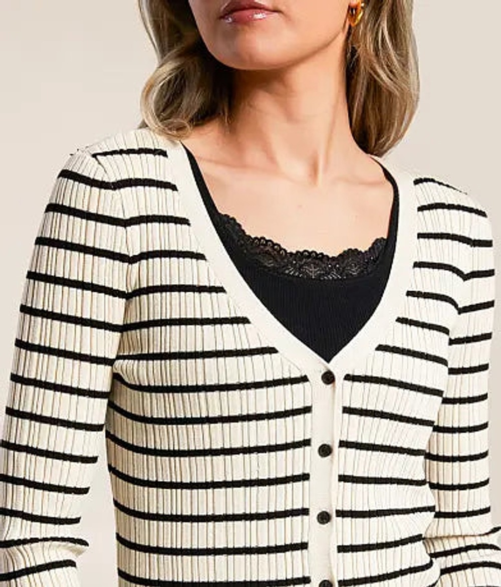 NWT Z Supply Jordana Stripe Sweater - Sandshell